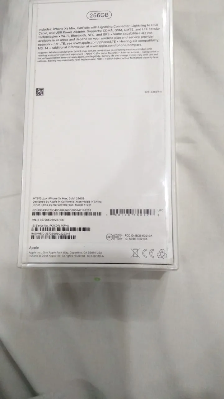 Iphone Xs Max 256GB pin packed  Rose Gold - ad image 4